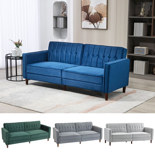 Sofa futon velvet touch - velvet-touch, tufted