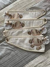 2 Pairs of Mamas And Papas Zeddy & Parsnip Curtain Tie Backs Nursery Bedroom