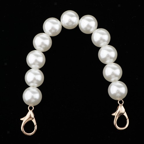 Pearl beading handles purse - handles,