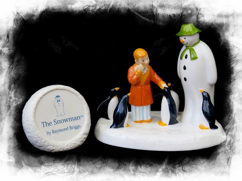 Coalport the snowman penguin - coalport,