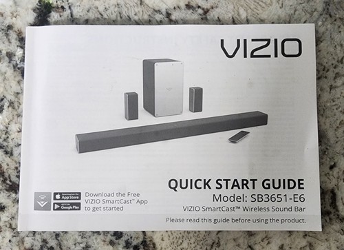 Vizio smartcast sound bar - vizio,