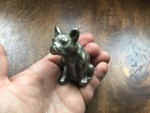 Antique french bulldog nickel - antique,