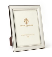 10x8”in Hallmarked Solid 925 Sterling Silver Photo Frame 7305/20x25 wood back UK