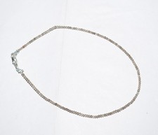 Sterling Silver Round Smoky