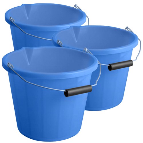Blue bucket gallon - 3x,