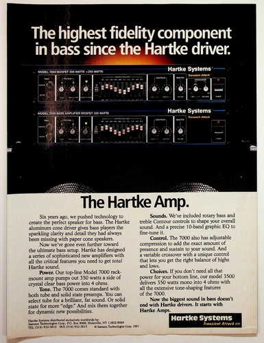 Hartke bass amp amplifier - amp,