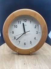 Acctim Solid Wood Wall Clock (vintage) Pine