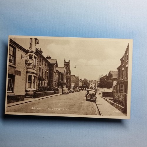 Oswestry postcard c1950 - oswestry,