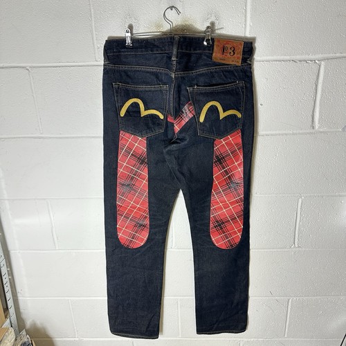 Vintage evisu jeans mens w36 - vintage,