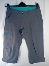Rab - Helix Capris Cropped Walking Trousers size UK 10 grey in colour