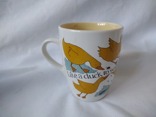Tams mug like duck to - tams, ‘like