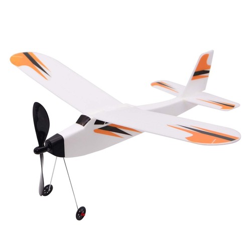 Airplane model toy elastic - airplane,