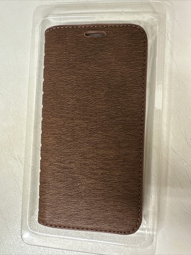 Leather phone case brown - case,