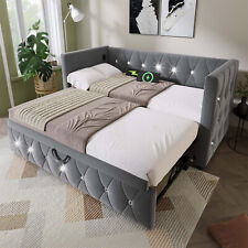 Daybed Velvet Upholstered Bed