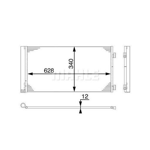 751 000s mahle condenser - 000s,