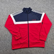 Adidas Jacket Mens Medium Red