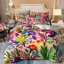 Florals Boho Duvet Quilt Cover