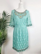 Monsoon Mint Green Lace Beaded