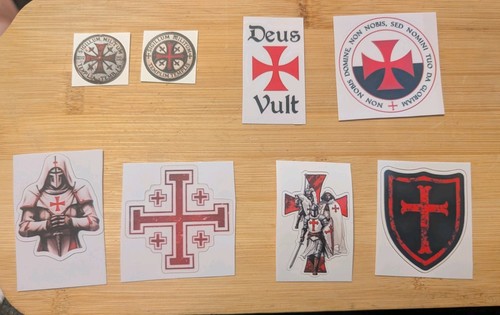 Knights templar sticker - templar, pack