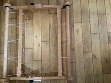 Kromski Harp 24inch Rigid Heddle Loom With Floor Stand and extra reed.