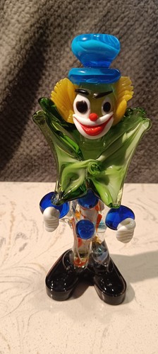 Murano glass clown - clown, figurine