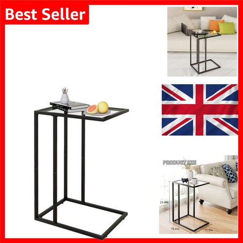 Shaped end table glass - end, &
