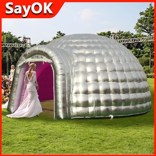 Portable inflatable igloo - portable, dome