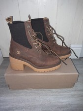 Brand new ladies brown leather timberland boots size 5