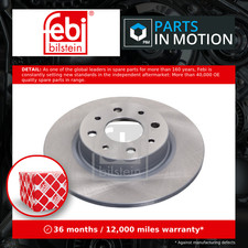 2x Brake Discs Pair Solid fits