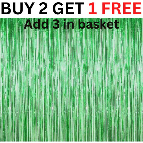 Foil fringe tinsel - 2m-3m,
