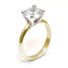 9ct Gold 4 carat Moissanite