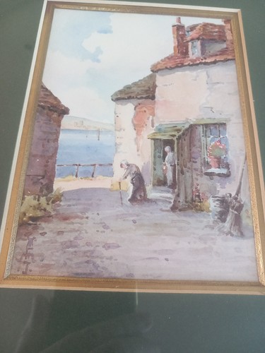 Victorian framed signed - framed,
