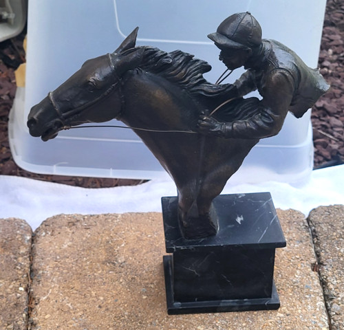 Delaware park bronze - bronze, horse