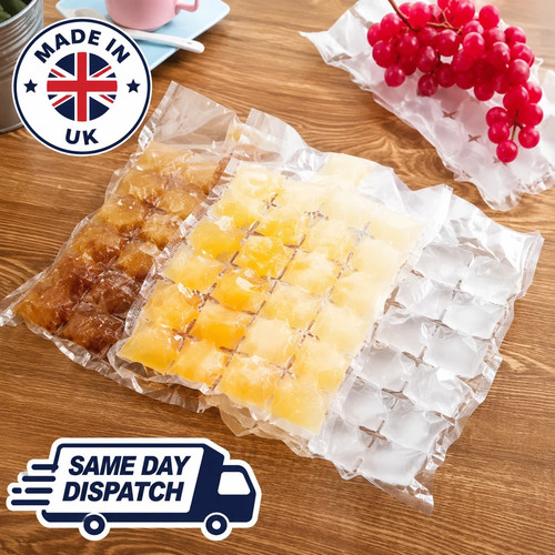 100 ice cube freezer bags - 100,