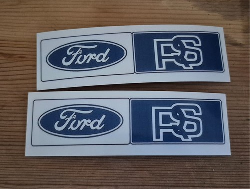 Vinyl sticker ford capri - rs,