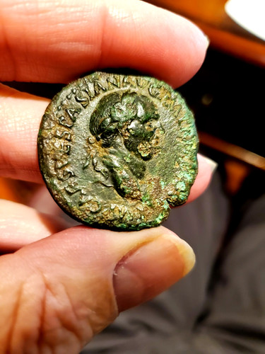 Roman empire vespasian bronze - empire,