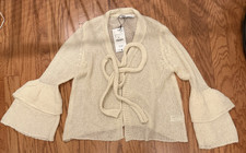 ZARA Open Knit Wrap Cardigan