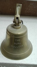 LARGE  BRASS SHIPS BELL .