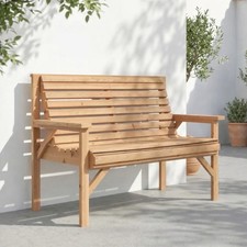 Rustic Wooden Garden Bench
