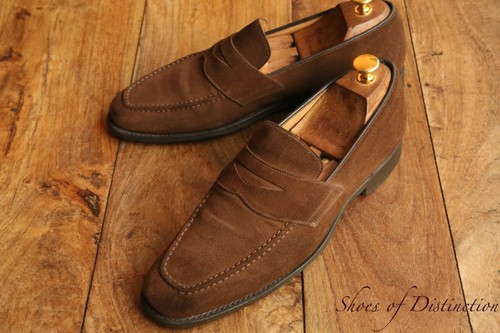 Church brown suede penny - brown,