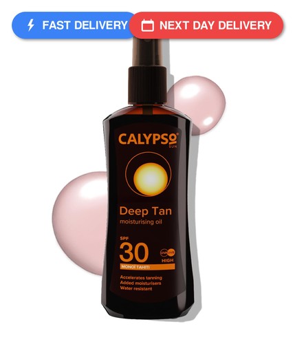 Calypso deep tanning oil spray - tanning,