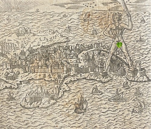 Greece colossus rhodes - greece, of
