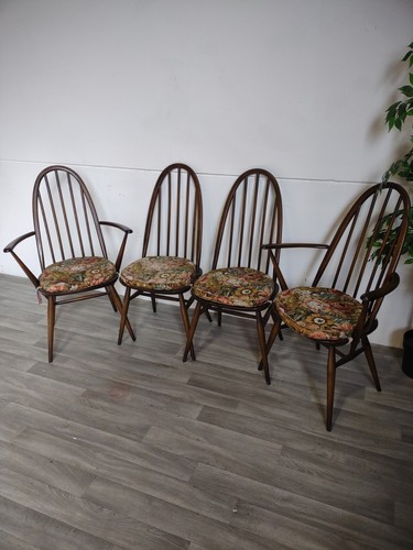Ercol hoop back chairs - back,