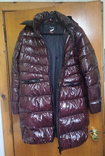 FROCCELLA BURGUNDY 90/10 REAL DOWN LADIES JACKET - SIZE 48