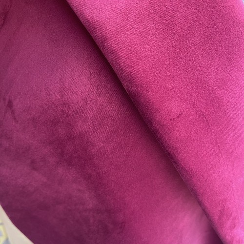Warwick plush velvet cerise - plush,