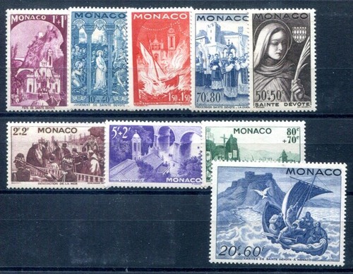 Monaco 1944 288 296 - **, mint