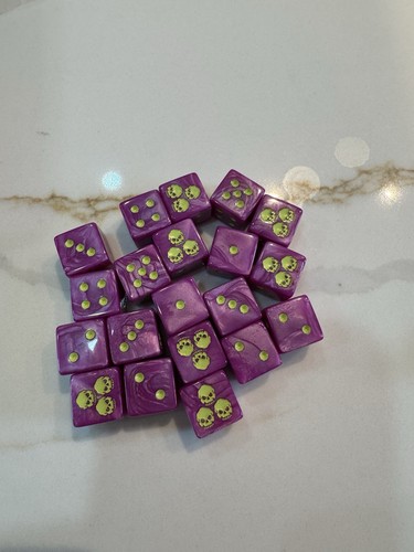 Deathguard dice x20 - d6,