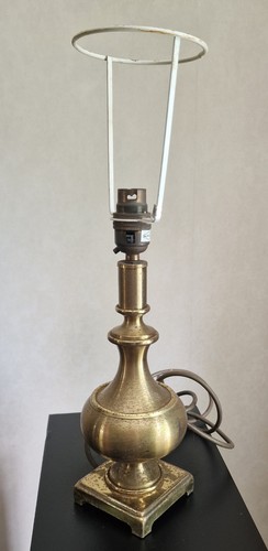 Vintage brass table lamp - vintage,