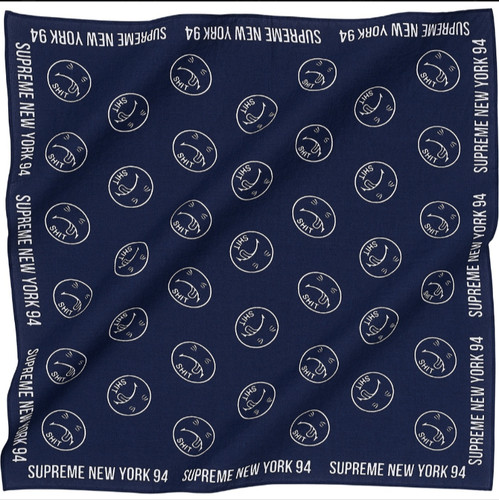 Supreme bandana blue fw17 - sh*t,