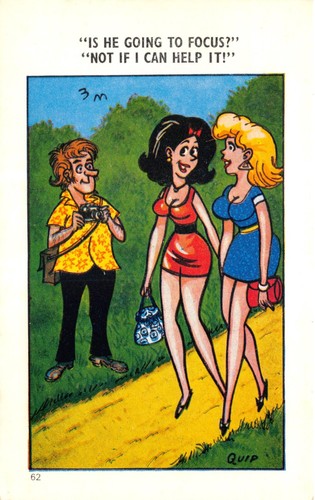 Sapphire comic postcard 62 - comic, no